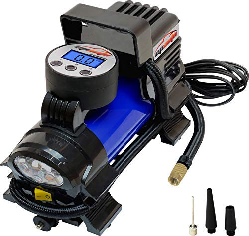 Epauto 12v Dc Portable Air Compressor Pump, Digital Tyre Inflator by 100 Psi