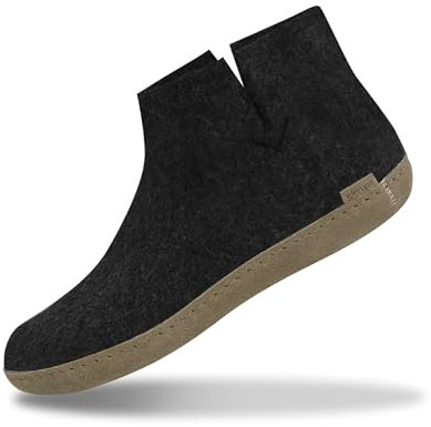 glerups dk Mixte G-02-00 Mule, Noir Charbon, 41 EU