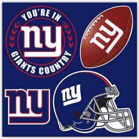 Fremont Die NFL New York Giants Magnet-Set (4-teilig), Marineblau