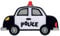 PatchMommy Polizei Auto Patch Aufnäher Applikation zum Aufbügeln Bügelbild - für Kleidung Jeans Jacken Kinder Baby