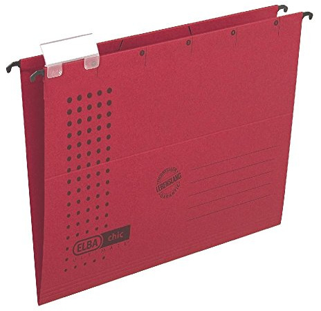 ELBA Hängemappe chic ULTIMATE, DIN A4, rot 4002030851399