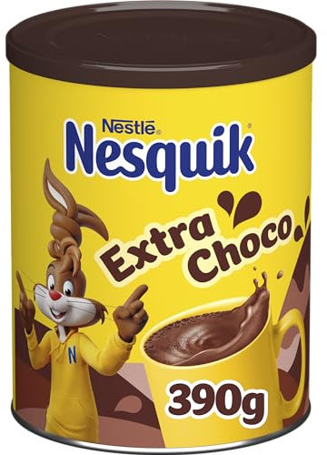 Nesquick Extra Choco Cacao soluble para leche, 390 g