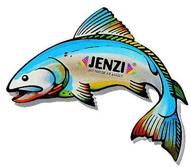 Jenzi Fisch Aufkleber