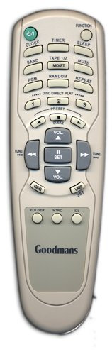 Original Remote Control for Goodmans GMN10040MP3