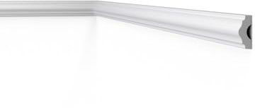 WL3 WALLSTYL Wandleiste - 38 x 16 x 2000 mm - NOËL & MARQUET - eine Marke von NMC - Extrudiertes Polystyrol mit hoher Dichte