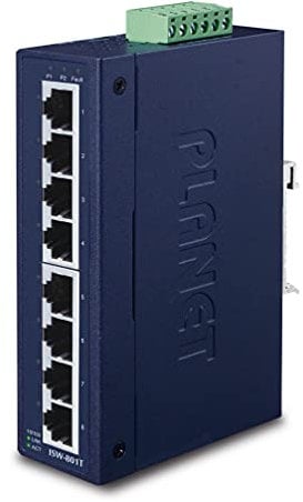 Digitus ISW801T Switch per Ambienti Industriali, 10/100, 8 Porte Rete, RJ45