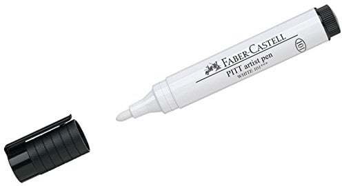 Tuschestift Pitt Pen weiß FABER CASTELL 167601 Artist