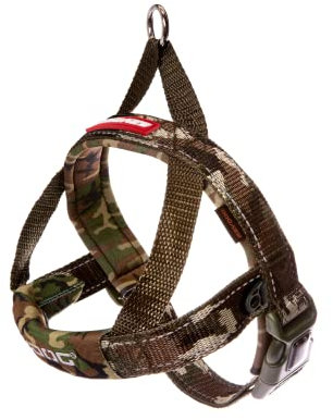 EzyDog Quick Fit Hundegeschirr, Größe S, Tarnfarbenmuster