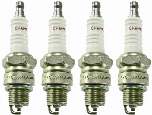 CHAMPION L87YC 312 Zündkerzen (4), Original Metall Motorrad Zündkerzen