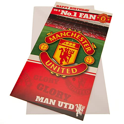 Manchester United Geburtstagskarte No 1 Fan