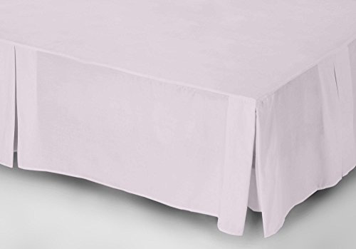 Belledorm Pink Platform Valance Sheet, 200 Thread Count Percale (Single, Powder Pink) Covers your Divan Bed Base