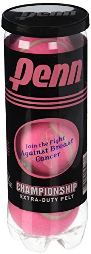 Pink Penn Championship Extra Duty Tennisbälle (1 Dutzend = 4 Röhren von 3 Kugeln = 12...