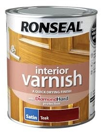 Ronseal Interior Varnish Teak Satin 750ml