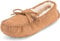 Polar Damen Mokassins Real Wildleder Australian Sheepskin Pelz Halbschuhe Hausschuhe - Tan - TAN39 AYC0225
