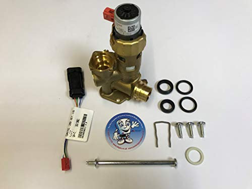 VAILLANT ECOTEC PLUS 824 831 837 937 DIVERTER VALVE with adaptor wire 0020132682