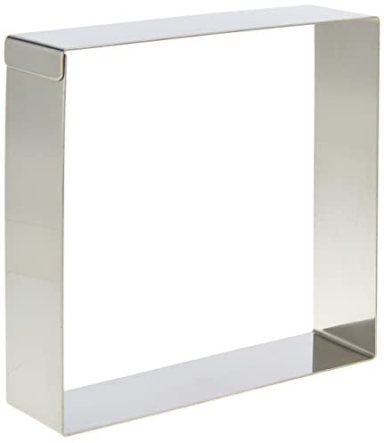 Lacor 68441 Cercle Carre pour Pâtisserie 14 X 14 cm, Argenté