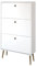 Hoppekids Softline Schuhschrank / Kommode, 81 x 141 x 26 cm (B/H/T), MDF Holz, Weiß, schlicht, ca. 24 Paar Schuhe
