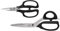 Shun Cutlery 2 Piece Kitchen Shear Set, Stainless Steel Cooking Scissors, Blades Separate for Easy Cleaning, Comfortable, Non-Slip Handle, Kitchen Shears Heavy Duty