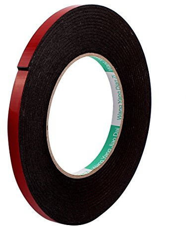sourcingmap 8mmx2mm Double Sided Sponge Tape Adhesive Sticker Foam Glue Strip Sealing 5 Meters