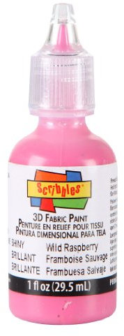 Duncan Fabric Paint, Shiny-Wild Raspberry, OSFA