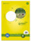 Staufen Green Schulblock - DIN A4, Lineatur 20 (blanko), 50 Blatt, 4-fach Lochung, premiumweißes 70g/m² Recyclingpapier, 1 Stück
