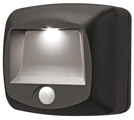 Mr. Beams MB520 Wirelsss Battery-Operated Indoor/Outdoor Motion-Sensing LED Step/Stair Light, Brown