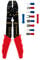 Pack 50 terminals Crimping Pliers Tester Screwdriver
