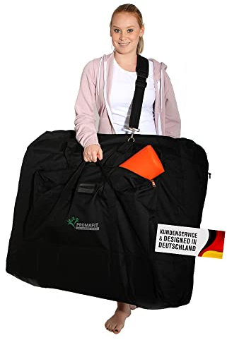 Promafit Tragetasche für Mobile Massageliege Exclusiv mit 2 Tragegriffen Universal Transporttasche für klappbaren Massagetisch in verschiedenen Größen (S)