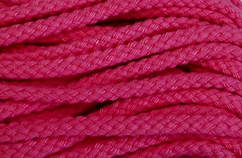 5 m Baumwollkordel 5 mm pink