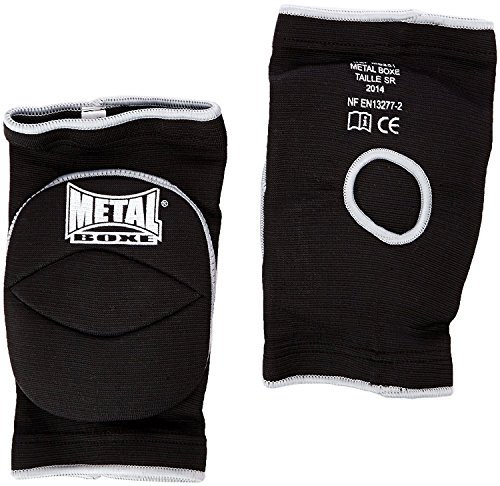 Metal Boxe Genouillère Noir