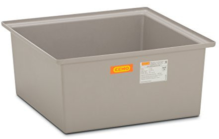 CEMO 7867 GFK-Auffangwanne, grau, 210 L