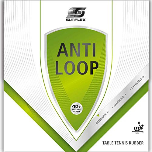 Sunflex Belag Anti Loop Optionen 1,2 mm, schwarz