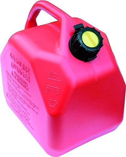 Bidón de Gasolina Scepter - 20 Litros - Ideal para Transporte y Almacenamiento de Combustibles de Vehículos - Fabricado en Polietileno - Modelo B20