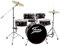 Fame Schlagzeug Practice Set, Inklusive Cymbals und Hocker, Kompaktes Drum-Set mit 20 Zoll BassDrum, Mischholz Kessel, Hochglanz Schwarz, Inklusive Hardware und Aufbauanleitung, Ideal für Zuhause und