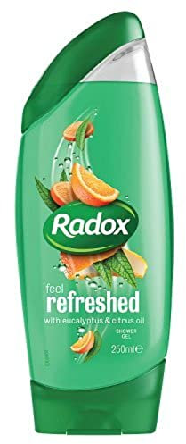Radox Feel Refreshed with Eucalyptus and Citrus Oil Shower Gel 250 ml (Pack of 6)