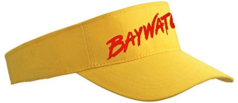 Baywatch Sun Visor (Yellow)(Size: One Size)