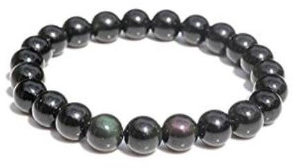 Bracelet en Obsidienne Oeil de Céleste en Pierre Naturelle Lithothérapie Minéral