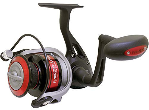 Fin Nor MLS60, BX3 Fin Nor, Mega Lite Spinnrolle, Größe 60, 4.3:1 Übersetzung, 94 cm Retrieverrate, 10,4 kg max. Drasg, Linke Hand, verpackt