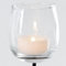 Teelichtglas mit Metallpick 6x13cm - 4st. Klar - AD50590