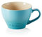 Le Creuset Mug géant en grès, 400 ml, Bleu Caraïbes, 70304401700002