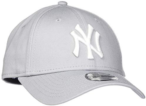 New Era 9Forty JUNIOR NY Yankees Cap York Basecap Kindercap Kappe Baseballcap MLB (Child (50-53 cm) - hellgrau)