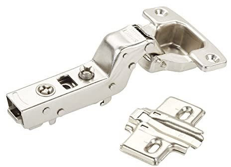 Topfband MASTER T48 Innenanschlag 110° mit Dämpfer und Kreuzplatte mit Langlochverstellung von SOTECH