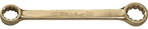 Ega Master 76782 - Double Ended Flat Ring Spanner 7/32-1/4 Non Sparking Al-Bron