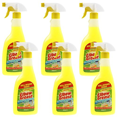 6 X Elbow Greese 500ml All Purpose De-Greaser