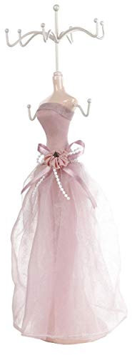 YUYTE Modell Kleid Schuhe mit hohen Absätzen Ohrring Halskette Ring Schmuck Halter Ständer Display Hängender Halter Ständer Rack(01)