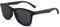 LumiSyne Lunettes De Soleil En Bois Véritable Pour Homme Et Femme Lunettes De Soleil Polarisées UV400 Verres Plats Miroir Sans Monture Pour La Conduite Sport Voyage