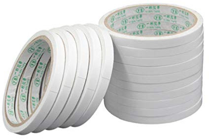 10 Pcs Ruban Adhésif Double Face pour Arts Artisanat Photographie Scrapbooking Cadeau Bureau École Papeterie Fournitures