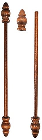 Sharplace 2X Wandteppich Hängestangen Holzhaus Banner Flagge Karten Aufhänger Halter