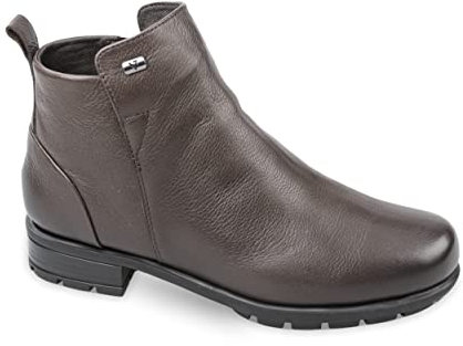 Valleverde Stivaletti Donna VS10550 in Pelle Marrone Modello Casual. Una Calzatura Comoda Adatta per Tutte Le Occasioni. Autunno Inverno. EU 37