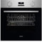 Zanussi ZOHNE2X2 Horno Multifunción, 7 funciones, Reloj programador electrónico, Limpieza fácil, Mandos Fijos, Display LED, Antihuellas, Inox, Clase A, 65 Litros
